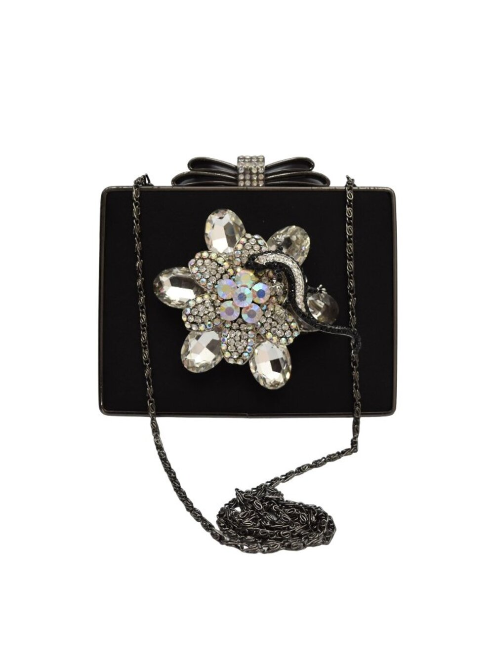 Harrison Scott Evening Handbag Iris Lane Limited Edition Enamel Crystal Lizard